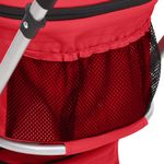 Petshop - Accesorii petshop - Culcusuri si custi - Genti si articole transport - Carucior pliabil caini 2 niveluri rosu 83x48x97cm textil Oxford - Infinity.ro