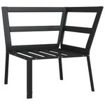Casa si Gradina - Gradina si terasa - Mobilier exterior - Canapele si fotolii gradina - Scaun de gradina cu perne nisipiu, 76x76x79 cm, otel - Infinity.ro