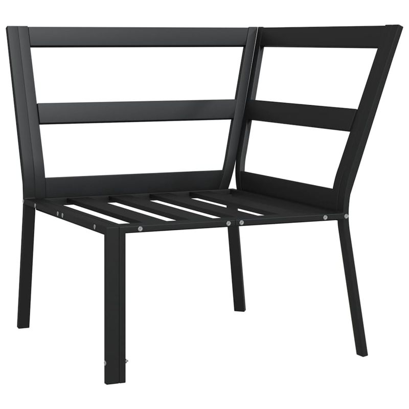 Casa si Gradina - Gradina si terasa - Mobilier exterior - Canapele si fotolii gradina - Scaun de gradina cu perne nisipiu, 76x76x79 cm, otel - Infinity.ro