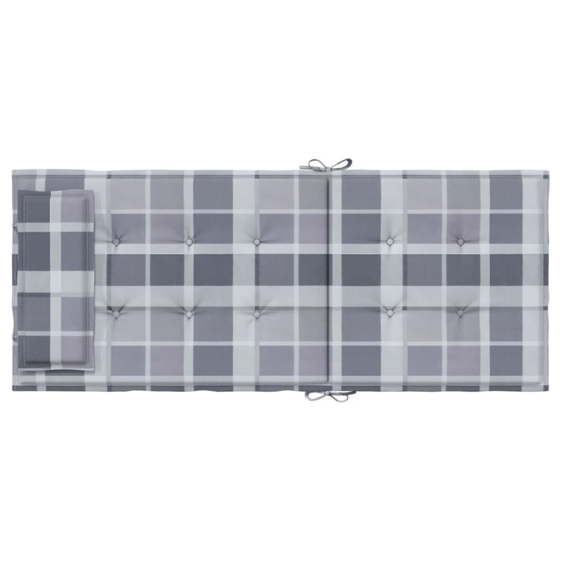 Casa si Gradina - Textile si covoare - Perne si pilote - Perne decorative - Perne scaun cu spatar inalt, carouri, tesatura Oxford, cantitate în pachet: 6 - Infinity.ro