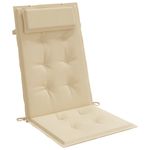 Casa si Gradina - Textile si covoare - Perne si pilote - Perne decorative - Perne scaun cu spatar inalt , 2 buc, bej, tesatura Oxford - Infinity.ro