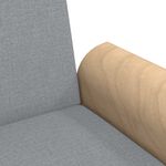 Casa si Gradina - Mobilier - Canapele si coltare - Canapele - Canapea extensibila cu cotiere, gri deschis, textil - Infinity.ro