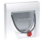 Petshop - Accesorii petshop - Culcusuri si custi - Usi animale - PetSafe Clapeta manuala cu , fara tunel, Classic 919 alb - Infinity.ro