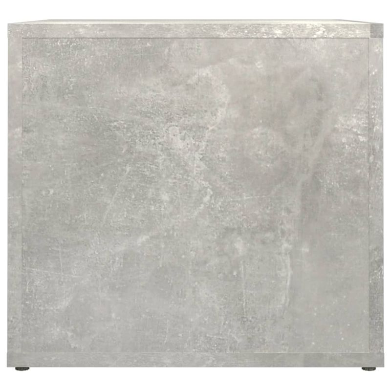 Casa si Gradina - Mobilier - Comode si corpuri - Noptiere - Noptiera, gri beton, 41x40x36 cm, lemn compozit - Infinity.ro