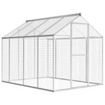 Petshop - Accesorii petshop - Culcusuri si custi - Custi interior si exterior - Cotet pasari pentru exterior, aluminiu, 178 x 242 x 192 cm - Infinity.ro