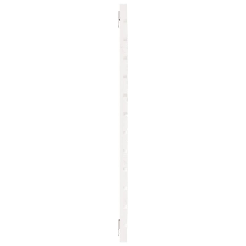 Casa si Gradina - Mobilier - Paturi si accesorii - Accesorii paturi - Tablie de pat pentru perete, alb, 106x3x91,5 cm, lemn masiv pin - Infinity.ro