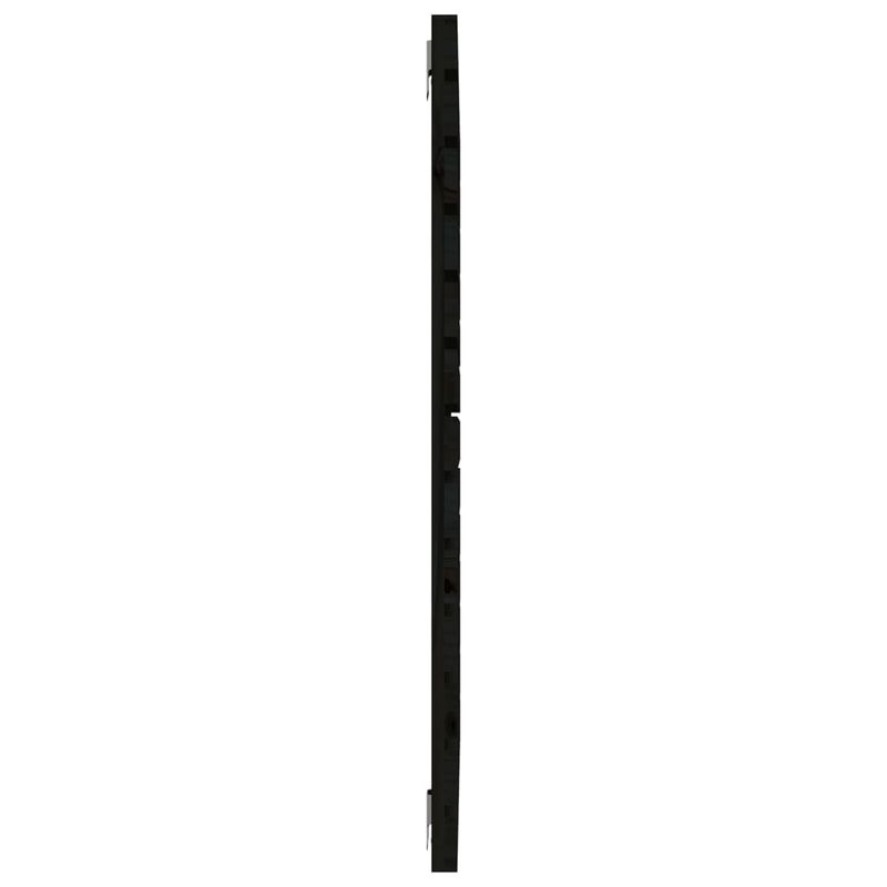 Casa si Gradina - Mobilier - Paturi si accesorii - Accesorii paturi - Tablie de pat pentru perete, negru 141x3x91,5 cm lemn masiv pin - Infinity.ro