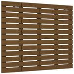 Casa si Gradina - Mobilier - Paturi si accesorii - Accesorii paturi - Tablie de pat pentru perete, maro miere, 106x3x91,5 cm lemn pin - Infinity.ro