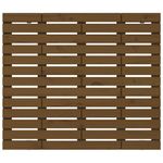 Casa si Gradina - Mobilier - Paturi si accesorii - Accesorii paturi - Tablie de pat pentru perete, maro miere, 106x3x91,5 cm lemn pin - Infinity.ro