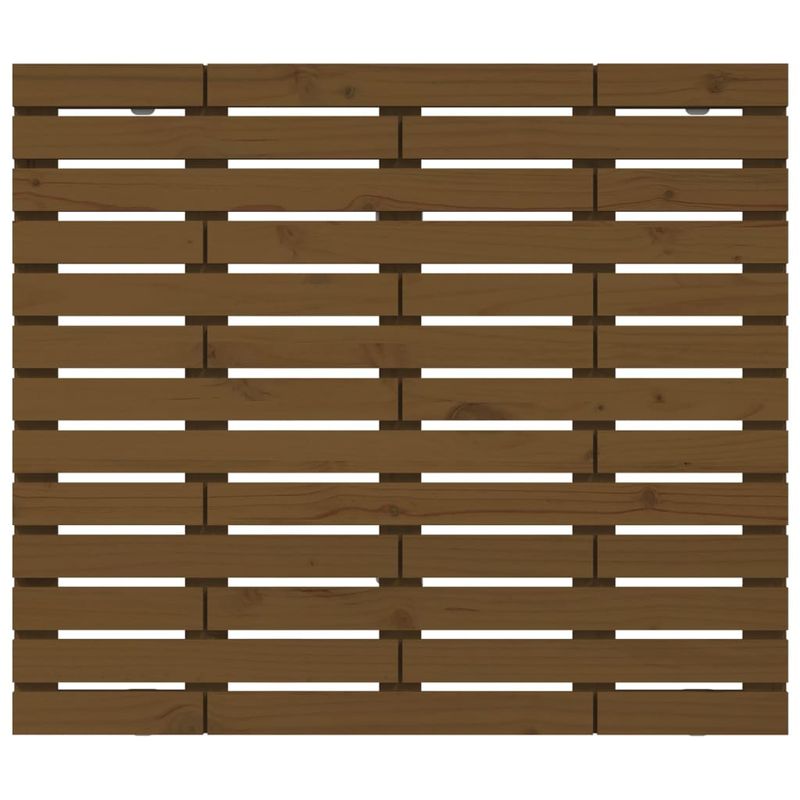 Casa si Gradina - Mobilier - Paturi si accesorii - Accesorii paturi - Tablie de pat pentru perete, maro miere, 106x3x91,5 cm lemn pin - Infinity.ro