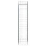 Casa si Gradina - Gradina si terasa - Garduri, panouri si accesorii - Cos gabion arcuit, 100x50x200/220 cm, fier galvanizat - Infinity.ro