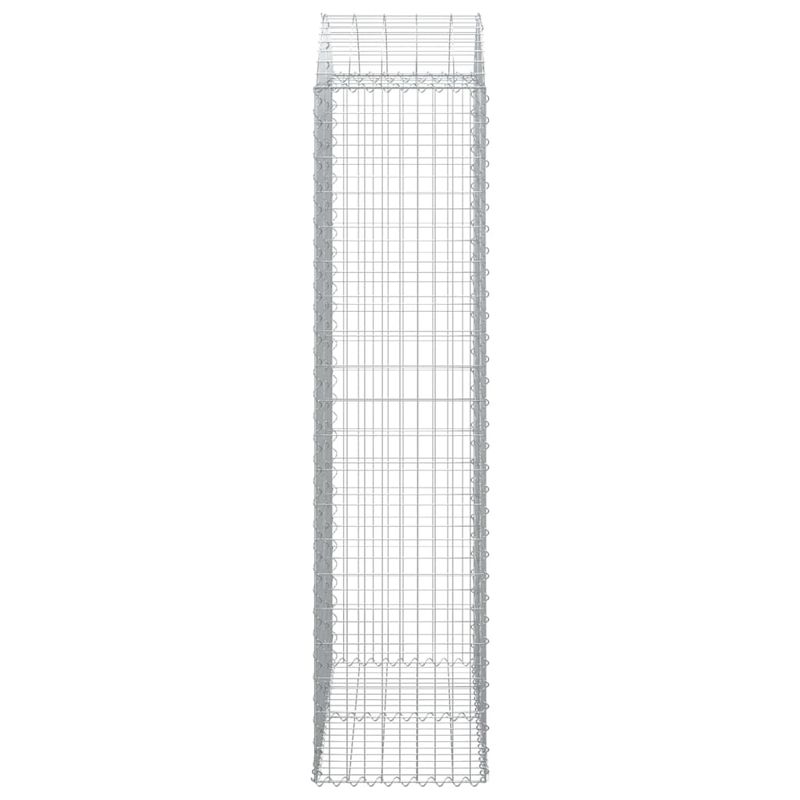 Casa si Gradina - Gradina si terasa - Garduri, panouri si accesorii - Cos gabion arcuit, 100x50x200/220 cm, fier galvanizat - Infinity.ro