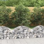 Casa si Gradina - Gradina si terasa - Garduri, panouri si accesorii - Cos gabion arcuit, 100x30x40/60 cm, fier galvanizat - Infinity.ro