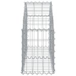 Casa si Gradina - Gradina si terasa - Garduri, panouri si accesorii - Cos gabion arcuit, 100x30x40/60 cm, fier galvanizat - Infinity.ro