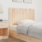 Casa si Gradina - Mobilier - Paturi si accesorii - Accesorii paturi - Tablie de pat pentru perete, 108x3x60 cm, lemn masiv de pin - Infinity.ro