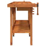 Casa si Gradina - Constructii - Scule de mana si unelte - Mese si bancuri de lucru - Banc de lucru cu sertare și menghine, 162x62x83 cm, lemn acacia, model fără dulap - Infinity.ro