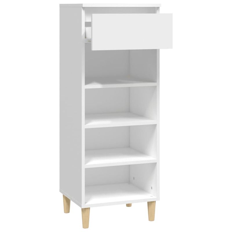 Casa si Gradina - Mobilier - Organizare si depozitare - Organizator incaltaminte - Pantofar, alb, 40x36x105 cm, lemn compozit - Infinity.ro