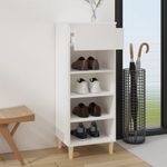 Casa si Gradina - Mobilier - Organizare si depozitare - Organizator incaltaminte - Pantofar, alb, 40x36x105 cm, lemn compozit - Infinity.ro