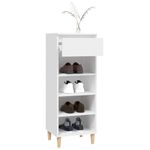 Casa si Gradina - Mobilier - Organizare si depozitare - Organizator incaltaminte - Pantofar, alb, 40x36x105 cm, lemn compozit - Infinity.ro