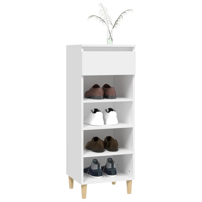 Casa si Gradina - Mobilier - Organizare si depozitare - Organizator incaltaminte - Pantofar, alb, 40x36x105 cm, lemn compozit - Infinity.ro