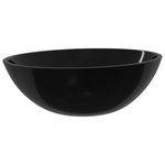 Casa si Gradina - Sanitare - Lavoar baie si accesorii - Lavoare si piedestale - Chiuveta din sticla, negru, 50x37x14 cm - Infinity.ro