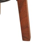 Casa si Gradina/Mobilier/Scaune si fotolii/Scaune - Scaune de bar, 2 buc., piele naturala si lemn masiv de acacia - Infinity.ro