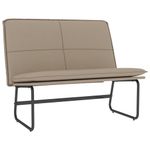 Casa si Gradina - Mobilier - Canapele si coltare - Banchete - Banca, cappuccino, 100x75x76 cm, piele ecologica - Infinity.ro