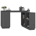 Casa si Gradina - Mobilier - Mese si birouri - Birouri - Birou, gri, 110x50x75 cm, lemn masiv de pin - Infinity.ro