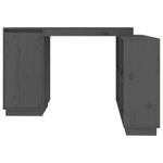 Casa si Gradina - Mobilier - Mese si birouri - Birouri - Birou, gri, 110x50x75 cm, lemn masiv de pin - Infinity.ro