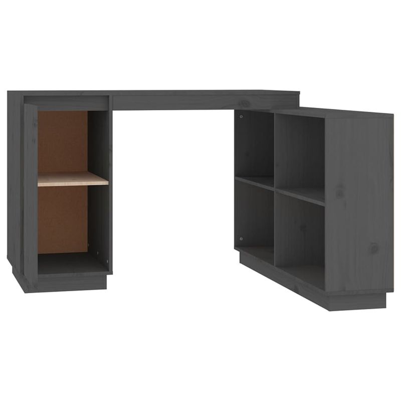 Casa si Gradina - Mobilier - Mese si birouri - Birouri - Birou, gri, 110x50x75 cm, lemn masiv de pin - Infinity.ro
