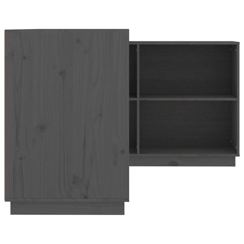 Casa si Gradina - Mobilier - Mese si birouri - Birouri - Birou, gri, 110x50x75 cm, lemn masiv de pin - Infinity.ro