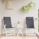 Casa si Gradina - Textile si covoare - Perne si pilote - Perne decorative - Perne scaun cu spatar inalt 2 buc, antracit, tesatura Oxford - Infinity.ro
