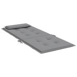 Casa si Gradina - Textile si covoare - Perne si pilote - Perne decorative - Perne scaun cu spatar inalt 2 buc, gri, tesatura Oxford - Infinity.ro