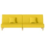 Casa si Gradina - Mobilier - Canapele si coltare - Canapele - Canapea extensibila, galben deschis, material textil - Infinity.ro