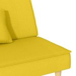 Casa si Gradina - Mobilier - Canapele si coltare - Canapele - Canapea extensibila, galben deschis, material textil - Infinity.ro