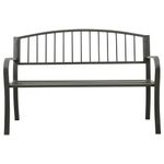 Casa si Gradina - Gradina si terasa - Mobilier exterior - Bancute de gradina - Banca de gradina, gri, 120 cm, otel - Infinity.ro
