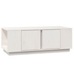 Casa si Gradina - Mobilier - Mese si birouri - Masute de cafea - Masuta de cafea, alb, 110x50x40 cm, lemn masiv de pin - Infinity.ro