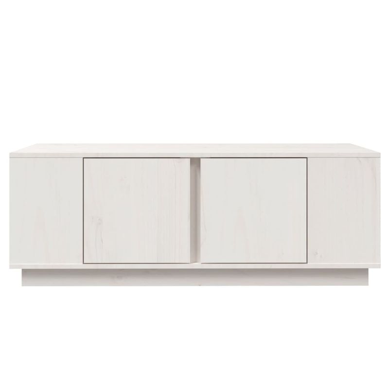 Casa si Gradina - Mobilier - Mese si birouri - Masute de cafea - Masuta de cafea, alb, 110x50x40 cm, lemn masiv de pin - Infinity.ro