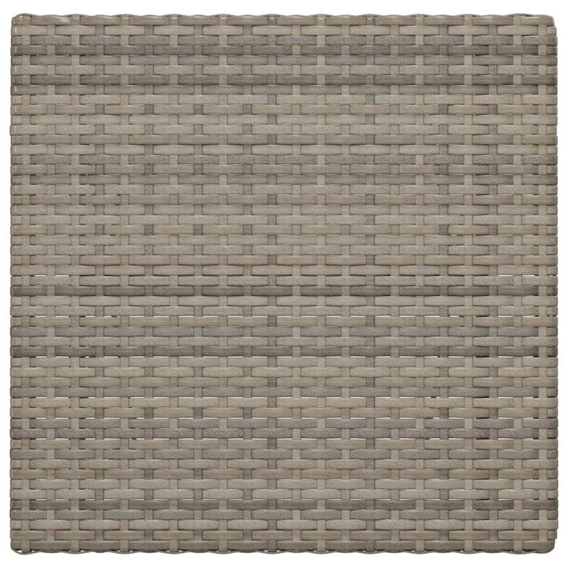 Casa si Gradina - Gradina si terasa - Mobilier exterior - Mese gradina - Masa de bistro pliabila, gri, 55x54x71 cm, poliratan - Infinity.ro