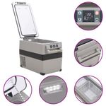 Casa si Gradina - Bucatarie si vesela - Accesorii bar - Termosuri si Cani termos - Lada frigorifica cu maner, negru si gri, 35 L, PP si PE - Infinity.ro