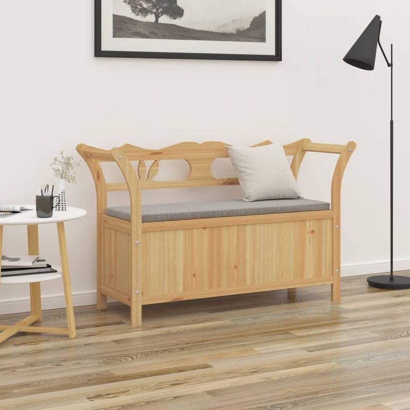 Casa si Gradina - Mobilier - Canapele si coltare - Banchete - Banca, 107x45x75,5 cm, lemn masiv de brad - Infinity.ro