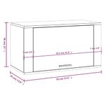 Casa si Gradina - Mobilier - Organizare si depozitare - Organizator incaltaminte - Pantofar de perete, negru, 70x35x38 cm, lemn prelucrat - Infinity.ro