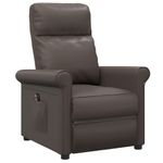 Casa si Gradina - Mobilier - Scaune si fotolii - Fotolii - Fotoliu rabatabil electric, maro, piele ecologica - Infinity.ro
