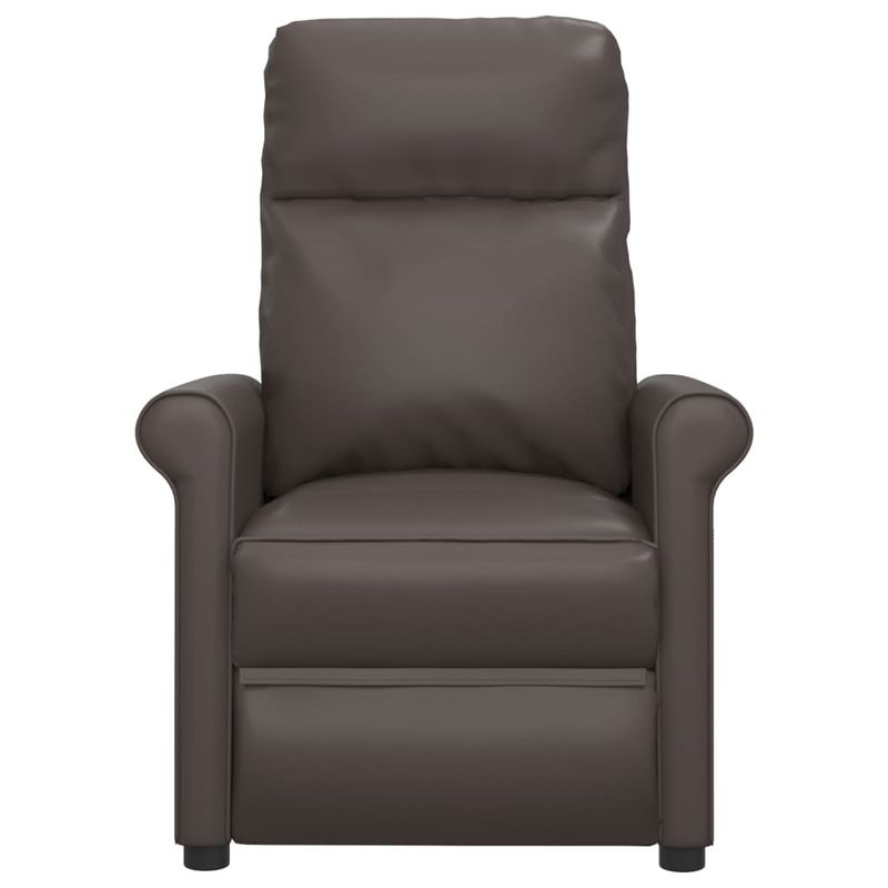 Casa si Gradina - Mobilier - Scaune si fotolii - Fotolii - Fotoliu rabatabil electric, maro, piele ecologica - Infinity.ro