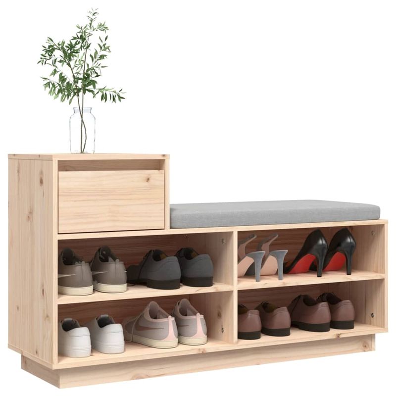Casa si Gradina - Mobilier - Organizare si depozitare - Organizator incaltaminte - Pantofar, 110x34x61 cm, lemn masiv de pin - Infinity.ro