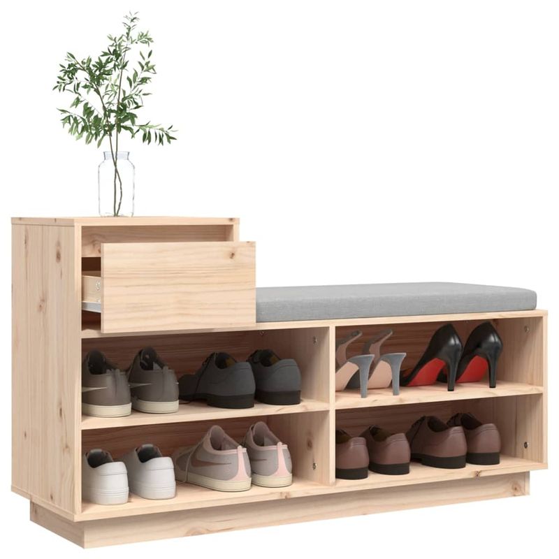 Casa si Gradina - Mobilier - Organizare si depozitare - Organizator incaltaminte - Pantofar, 110x34x61 cm, lemn masiv de pin - Infinity.ro
