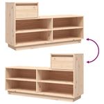 Casa si Gradina - Mobilier - Organizare si depozitare - Organizator incaltaminte - Pantofar, 110x34x61 cm, lemn masiv de pin - Infinity.ro