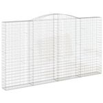 Casa si Gradina - Gradina si terasa - Garduri, panouri si accesorii - Cos gabion arcuit 400x30x220/240 cm fier galvanizat - Infinity.ro