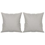 Casa si Gradina - Mobilier - Seturi de mobilier - Seturi living - Set de canapele cu perne, 4 piese, gri deschis, microfibra - Infinity.ro