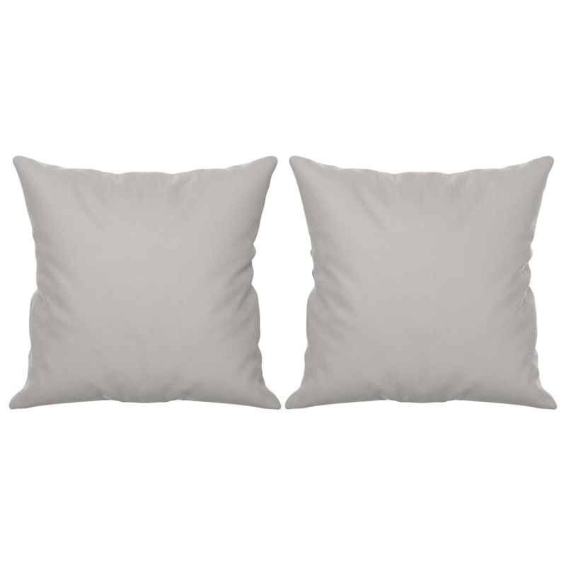 Casa si Gradina - Mobilier - Seturi de mobilier - Seturi living - Set de canapele cu perne, 4 piese, gri deschis, microfibra - Infinity.ro